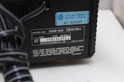 Denon DRM-400 Precision Audio Component / Stereo Cassette Deck - Tested Working - Image 8