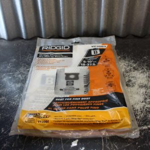 2 X RIDGID Fine Dry Dust Bags VF3503