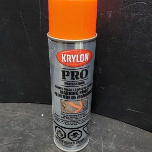 Canettes de peinture de marquage ORANGE fluorescent KRYLON solvent 482g