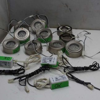 Lot de 10 lumières LED 12v avec blocs d'alimentation