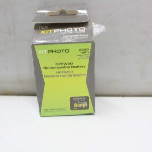 Rechargeable NPFW50 2300 mAh 7.4V Memory Free Lithium Li-Ion Battery for Sony