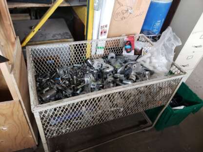 Gros lot de raccords de plomberie en acier - fitting adapteur tuyau manchon coude etc