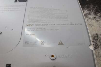 NEC NP-M311X Projector  NO LAMP/PARTS ONLY - Image 4