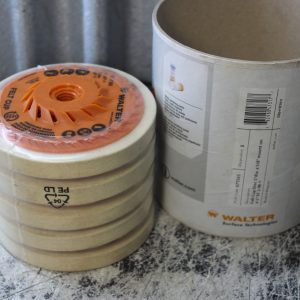 5 x WALTER FELT CUP Disc High Density Polishing 5" x 5/8" # 07T505