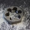 Hex Die - 1" Thick -  2 - 8 UN Thread