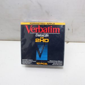 Verbatim Formatted for Apple. 3.5 Microdisks  MF 2HD Double sided 10 pcs, Factory Sealed