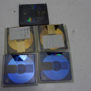SONY recordable Minidisk MD 74 MDW74PL x5