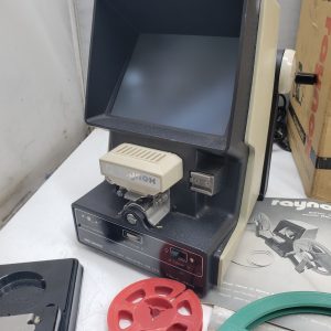 Vintage Raynox RS-3000 -8mm/ Super 8 Film Editor- Complete In Box With Manual