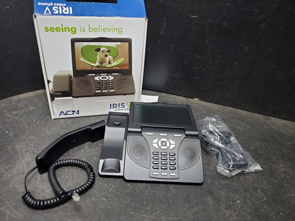 Téléphone vidéophone ACN Iris 3000 vintage