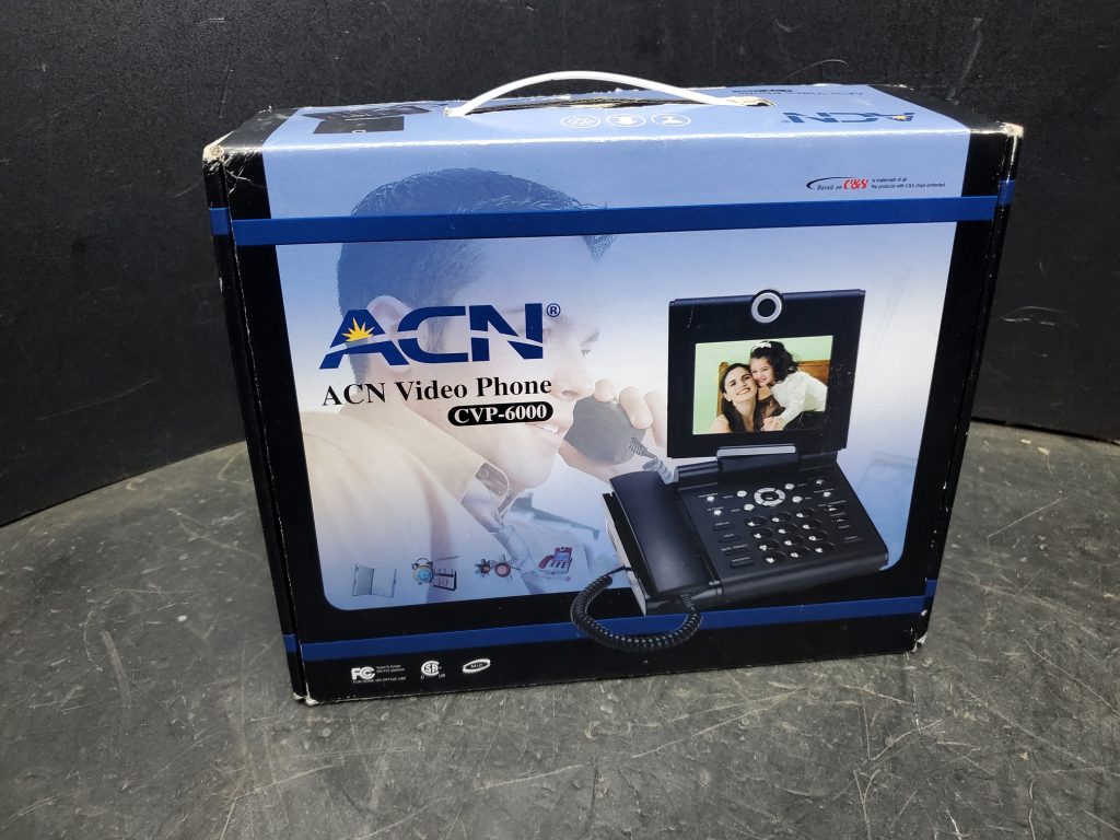 Téléphone vidéophone ACN ICVP-6000 vintage