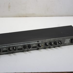 Rolls RM64 Four Zone Mixer 2 Mic & 4 RCA Source Inputs Pro Audio Rack Mount