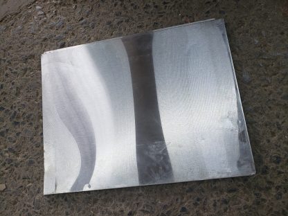 Feuille - plaque en acier inoxidable, stainless 28" x 21" x 1/32"