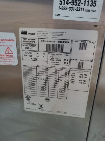 Machine à crème glacée molle NON TESTÉE /  ÉTAT INCONNU – Image 5