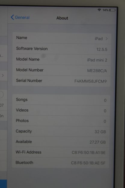 Unlocked Working Apple iPad Mini 2 A1489 32GB Wi-Fi Tablet with 7.9-Inch Touchscreen – Image 8