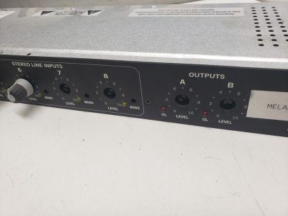 Rane MLM 82S 8 Channel Rack Mountable Mic/Line Mixer (MLM82S) Missing 4 knobs! - Image 3