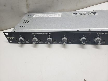 Rane MLM 82S 8 Channel Rack Mountable Mic/Line Mixer (MLM82S) Missing 4 knobs! - Image 2