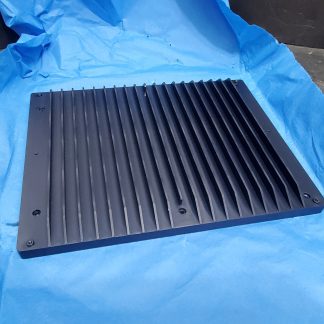 Aluminum Heat Sink 11-1/4" x 8-3/4" x 1" - 1-3/4" thickness (1.55lbs)