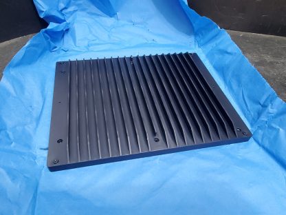 Aluminum Heat Sink 11-1/4" x 8-3/4" x 1" - 1-3/4" thickness (1.55lbs)
