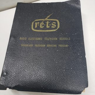 Livre - manuel vintage RETS - Radio Electronic Television School (1954)