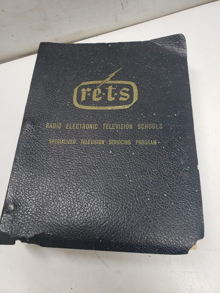 Livre - manuel vintage RETS - Radio Electronic Television School (1954)