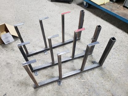 3x supports - rack mural cantileviers pour matériaux