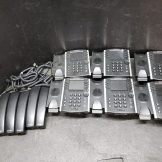 Lot of 6x Polycom VVX 400 IP 12-line IP Phone (no power adapter)