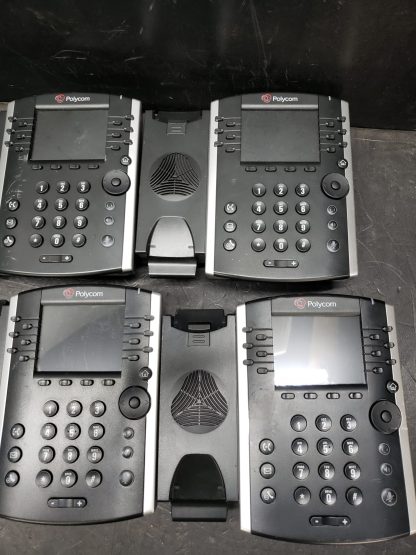 Lot of 6x Polycom VVX 411 IP 12-line VOIP Phone (no power adapter) - Image 2