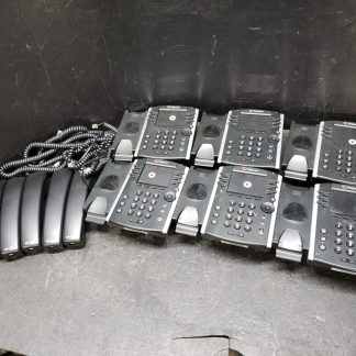 Lot of 6x Polycom VVX 401 - 12-line PoE IP Phone (no power adapter)