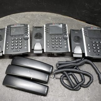Lot of 3x Polycom VVX 400 IP 12-line IP Phone (no power adapter)