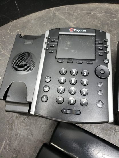 Lot of 3x Polycom VVX 400 IP 12-line IP Phone (no power adapter) – Image 2