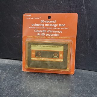 REALISTIC 60-second outgoing message tape