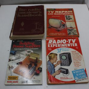 Lot of Vintage Electronics Repair/TV/Radio Manuals Books 50s 60s 70s 80s