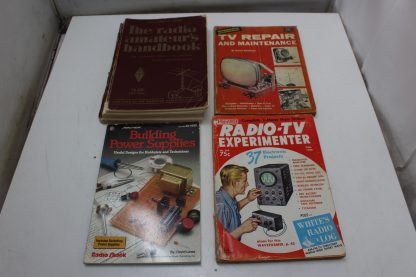 Lot of Vintage Electronics Repair/TV/Radio Manuals Books 50s 60s 70s 80s