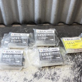 BAALAND Ink Cartridges LC51 ( 4 x Black + 1 x Yellow)