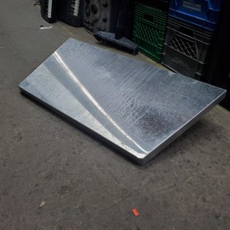 Tablette en acier inoxydable - stainless et bois 34" x 16-3/4"