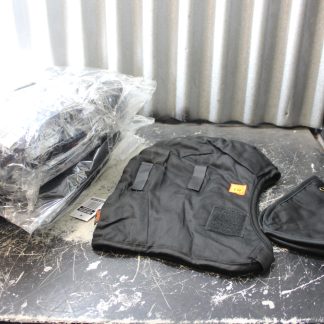 10 x Pioneer Flame Resistant Quilted Hard Hat Liner-Black 566A-V4511070 BLACK