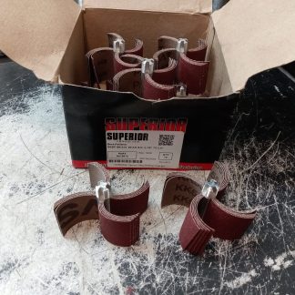 10 x Superior Abrasives Bore Polisher 80GRIT - 2-1/8" to 2-1/2"