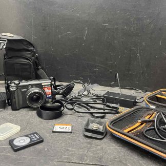 Canon PowerShot G5 5.0MP Digital Camera with cables, card and case - TESTED AND FUNCTIONNAL