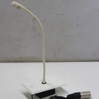 ClockAudio C33W Gooseneck Ceiling Cardioid Mic with CPPW01-RF *TESTED*