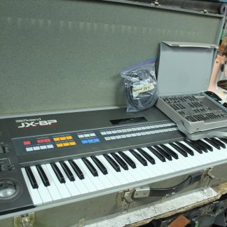 Roland JX-8P 61-Key 6-voice Polyphonic Synthesizer with PG-800 Programmer - Works