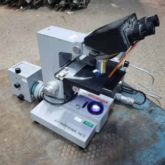 ERNST LEITZ WETZLAR Fluorescence Microscope Dialux 824279 + transformer 301-185.001