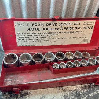 Kit de ratchet sockets - douilles  3/4" - 16pcs