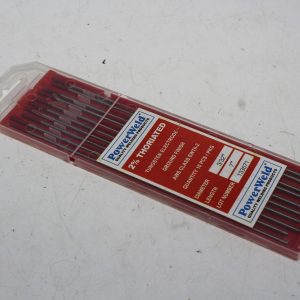 Brand New 10 Pack PowerWeld , 3/32" x 7", 2% Thoriated Ground Tungsten Electrodes