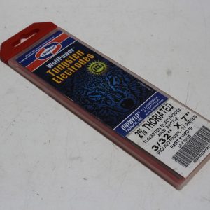 Brand New 10 Pack UniWeld WolfPower, 3/32" x 7", 2% Thoriated Ground Tungsten Electrodes