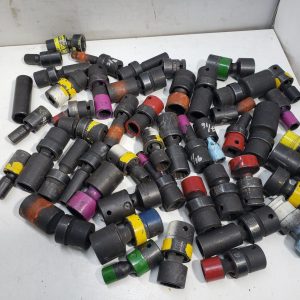 Environ 50x douilles - Imperial Univeral Joint - swivel Drive Impact Sockets 1/2"