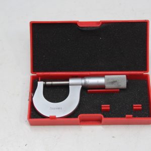 Starrett 577 Micrometer Rounded Anvil with Case