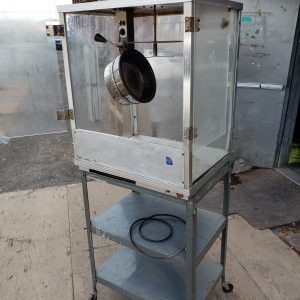 Machine à popcorn commercial sur chariot