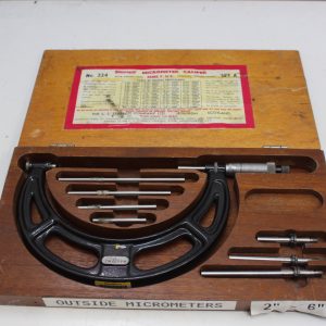 Outside Micrometer 2" to 6" STARRETT N0. 224 (incomplete, missing little wrench)