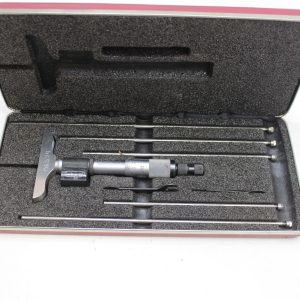 Starrett 446AZ-6RL Digital Mechanical Depth Micrometer 0 to 6" (complete)