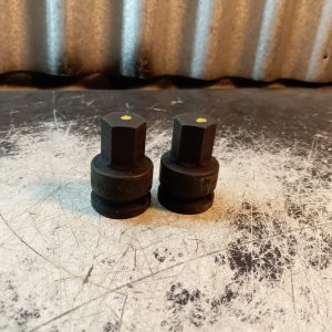 2 x OZAT Hex Impact Socket 08M18H 18 MG 1/2" Square Drive - 6 points
